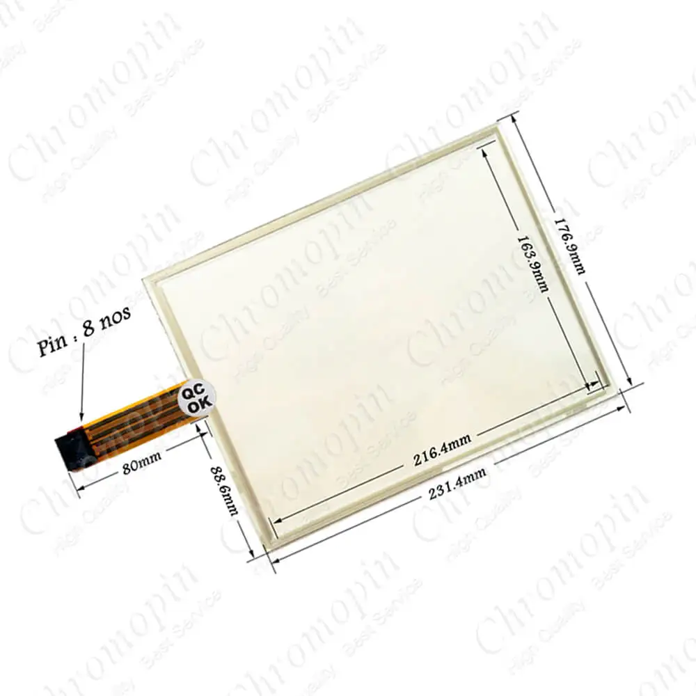 Сенсорный экран для AB PanelView Plus 1000 2711P-RDT10C 2711P-RP1 F 2711P-RDB10C 2711P-RDK10C с наложением пленки |