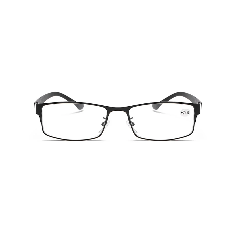 Iboode, очки для чтения, для мужчин и женщин, TR90, весенние ноги, ультра-светильник, линзы из смолы, квадратная металлическая оправа, очки для дальнозоркости+ 1,0+ 4,0