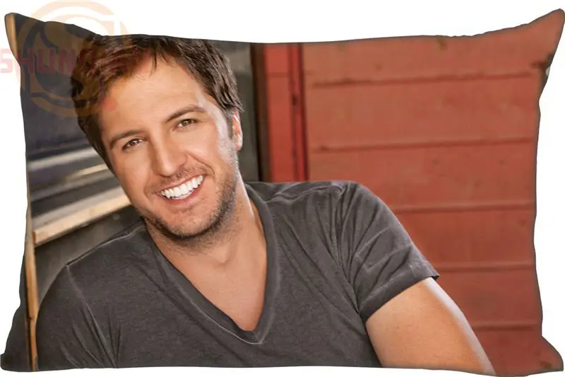 

Luke Bryan Rectangle Pillowcases Hot Sale Best Nice Pillow Cover Home Textiles Decorative Pillowcase Custom