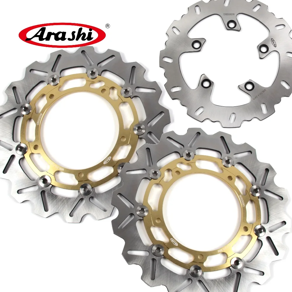 ARASHI для YAMAHA FZ6 2004 2008 FAZER CNC Передние Задние тормозные роторы тормозной диск FZ 6 FZ600