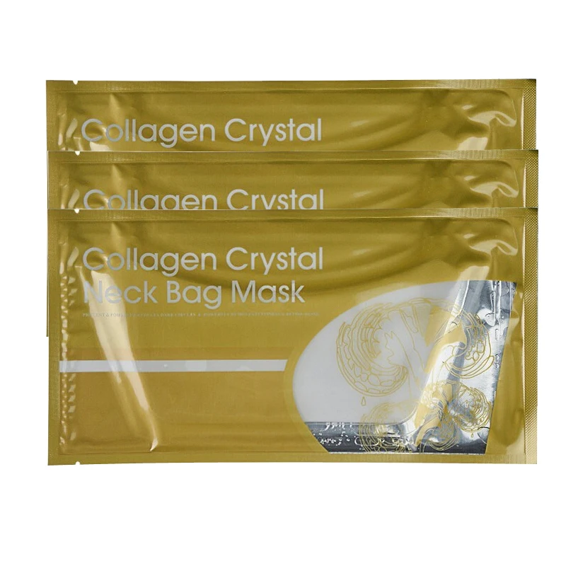 Новый коллаген. Collagen Crystal Neck Mask. Collagen Crystal Neck Bag Mask.