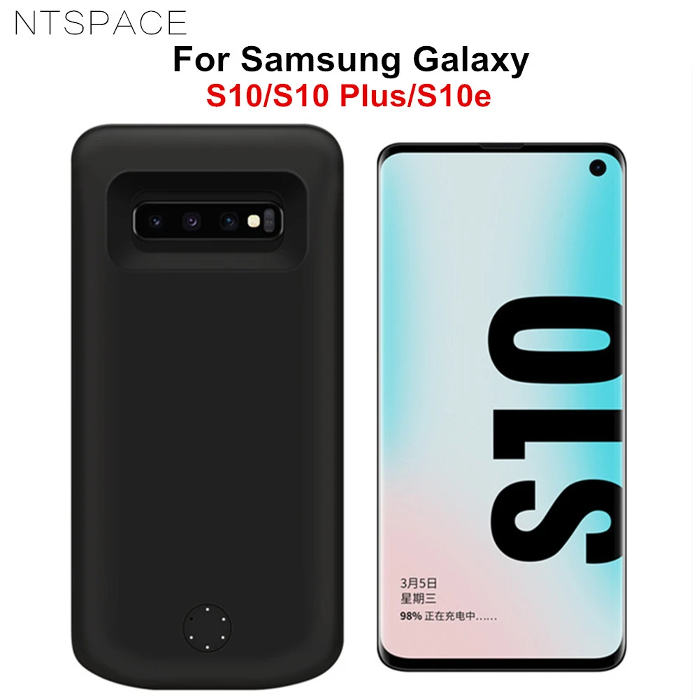 

Чехол с внешним аккумулятором для Samsung Galaxy S10e, чехлы для аккумуляторов, портативное зарядное устройство, чехол с внешним аккумулятором для ...