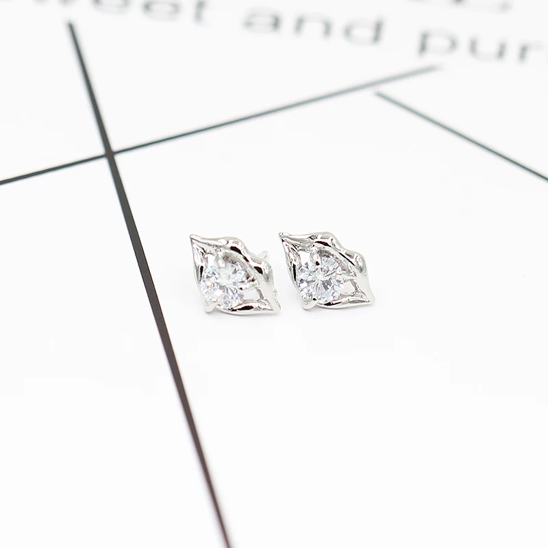 Имеют сладкий поцелуй сексуальные губы Для женщин Jewelry со стразами Лидер продаж
