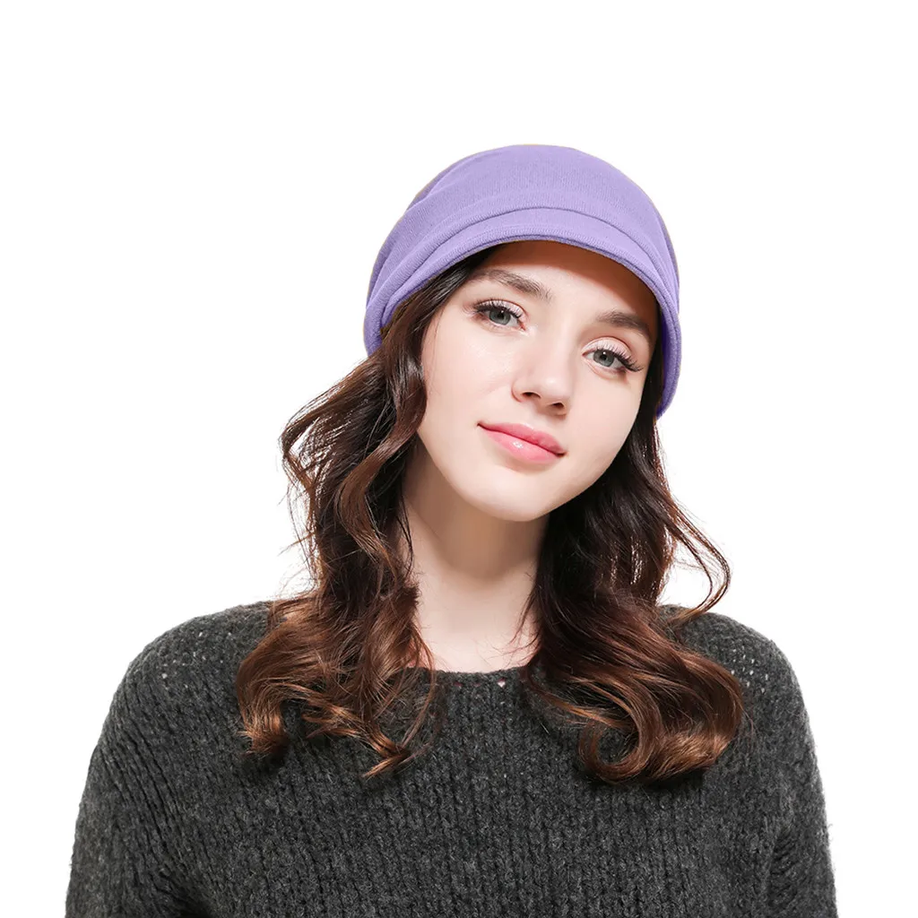 Feitong летняя длинная Солнцезащитная женская шляпа с козырьком вышивкой букв берет