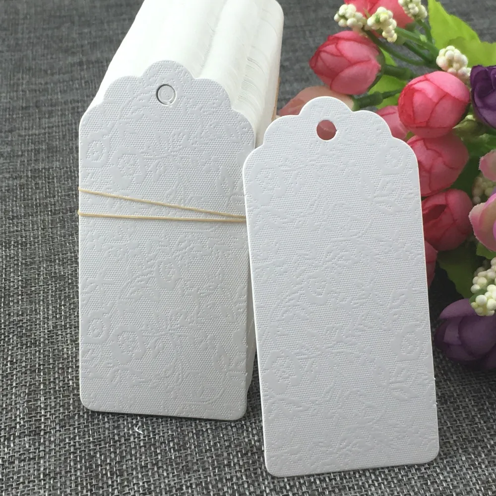 

Оптовая продажа 9,5x4,5 см, белые цветные ценники, штемпелюя с розами, дизайнерские Подарочные Метки, сделай сам, ретро, крафт-бумажные карточки...