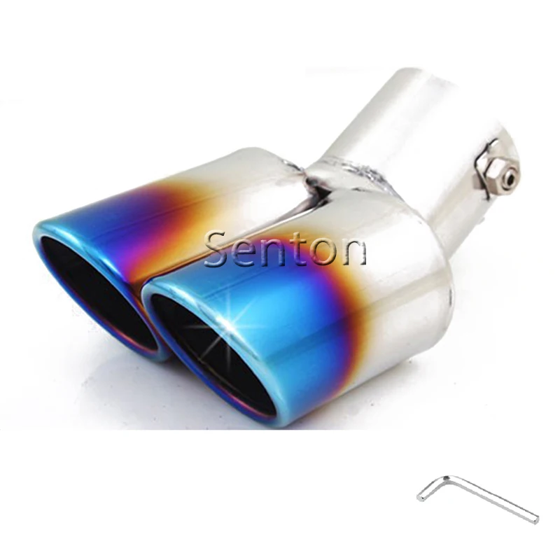 Автомобильный двойной глушитель задний для Kia Rio 2012 2013 2014 2015 аксессуары Soul Forte|for