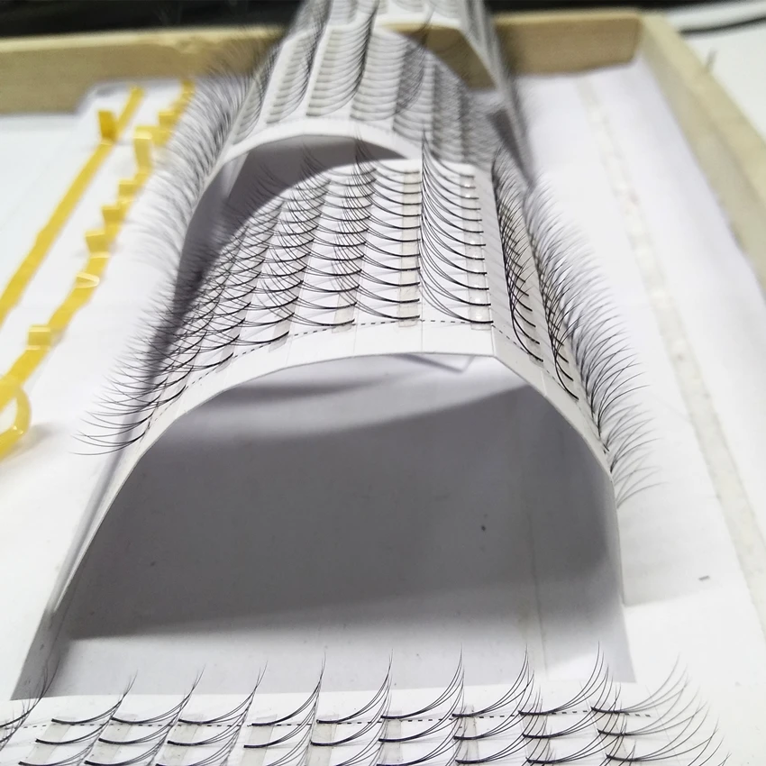 Новое поступление 0,15 Пышные ресницы-веера удлинение отдельных ресниц 3D объемные ресницы корейский шелк вентиляторы Ресницы C D Curl