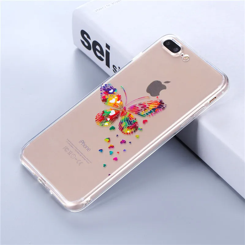 Чехол для iphone 5s 5 s se чехол милый мультяшный силиконовый мягкий Apple 6S 6 7 8 plus x 10 |