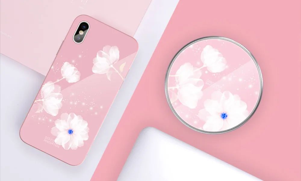 Закаленное стекло Nillkin 10 Вт беспроводное зарядное устройство для iPhone X панель из