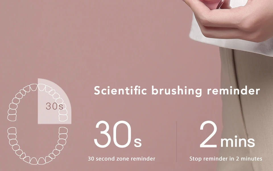 Xiao mi jia Soocare X3 USB электрическая зубная щетка Soocas mi Bracket Smart Bluetooth Водонепроницаемая Быстрая зарядка розовое золото