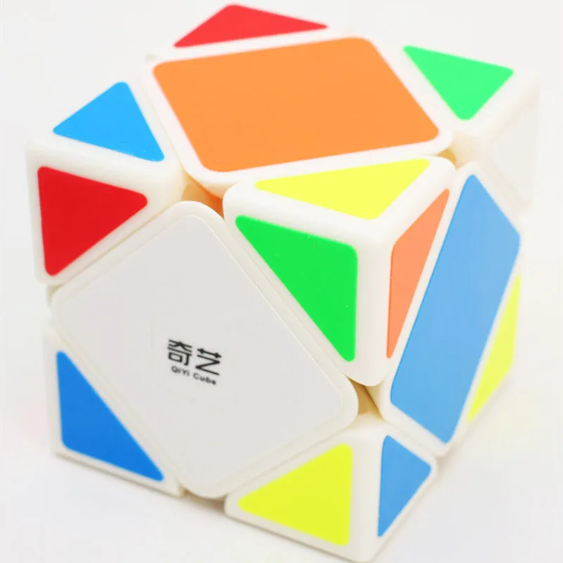 QiYi QiCheng A 3x3x3 скоростной косый магический куб головоломка развивающая крученая