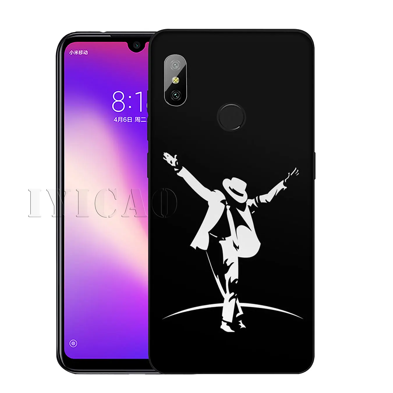 IYICAO Майкл Джексон Мягкий силиконовый чехол для телефона Xiaomi Redmi K20 8A 7A 6A 5A S2 4X 4A GO Note