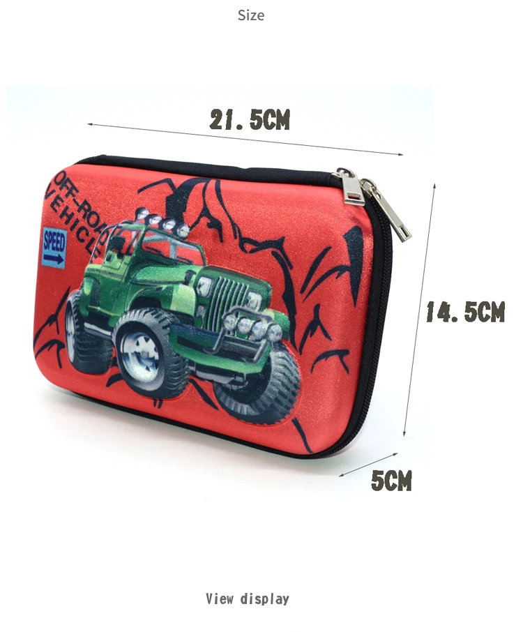 Школьный чехол для карандашей, автомобильные принадлежности, Trousse skolaire Stylo Estuche Escolar Estojo Escola EVA Kalem Kutusu, чехол для карандашей с единорогом