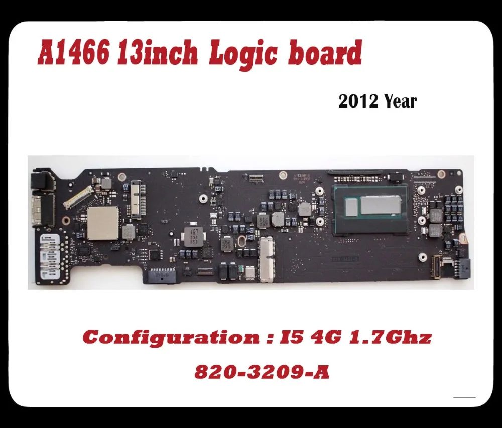 Оригинальная Рабочая материнская плата A1466 для Macbook Air I5 4G 1 7 Ghz 2012 год 820-3209-A |