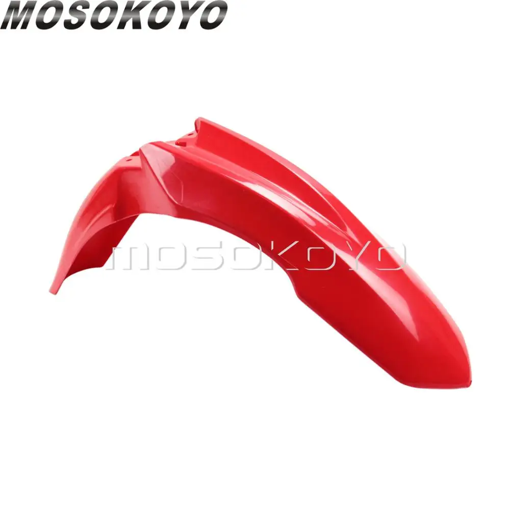 Red Красное переднее крыло для мотокросса для Honda CRF250R CRF450R CRF 250R 450R 2009-2013 переднее крыло - Цвет: Red