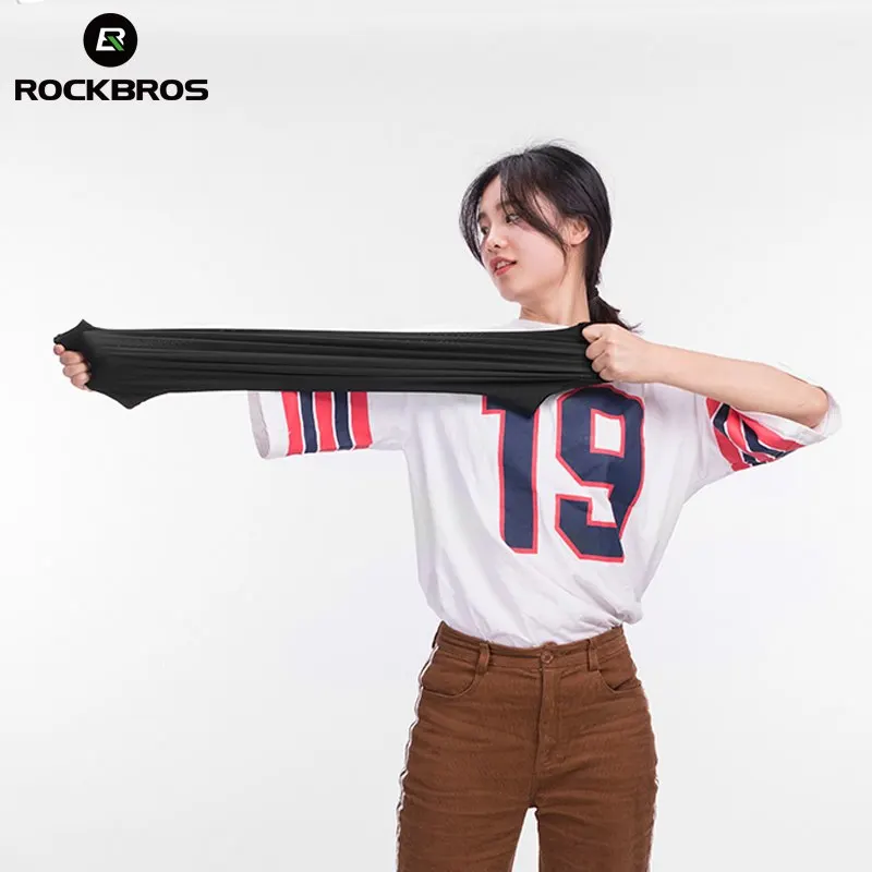 ROCKBROS Ice ткань Пот походные шарфы однотонные дышащие Кемпинг мягкая защита от УФ
