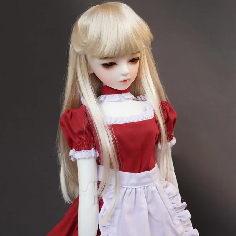 Кукла Cateleya BJD SD парики имитация мохеровой куклы Lmitation длинные прямые волосы стиль
