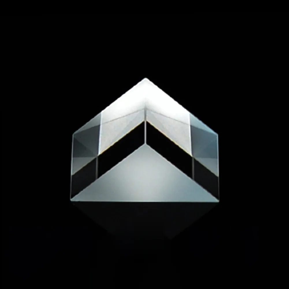 10 мм x 10 мм x 10 мм оптическое стекло треугольные призмы под прямым углом Isosceles призмы Объектив Оптический H-K9 стекло материал испытательный инструмент