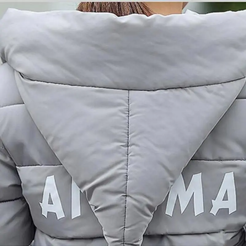 Женская куртка с хлопковой подбивкой новинка 2017 зимняя плотная длинная