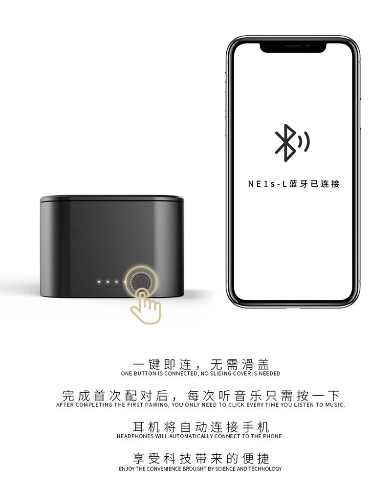 MACAW NE1S настоящий беспроводной Bluetooth 5,0 HIFI аудио Динамический драйвер наушники-вкладыши спортивные наушники поддержка AAC/SBC IPX7