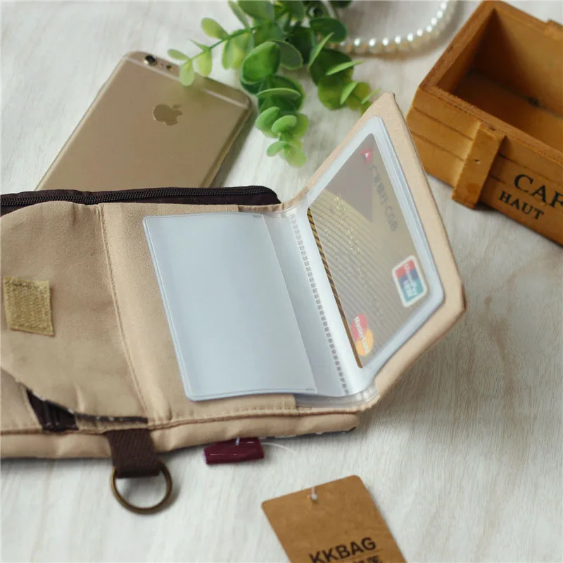 2019 брендовый женский короткий кошелек из хлопковой ткани для женщин большая