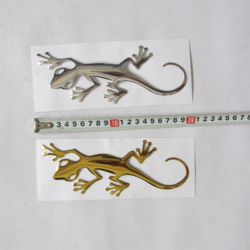 Наклейка на корпус Gecko s имитация металлического стерео автомобиль 3d мягкая