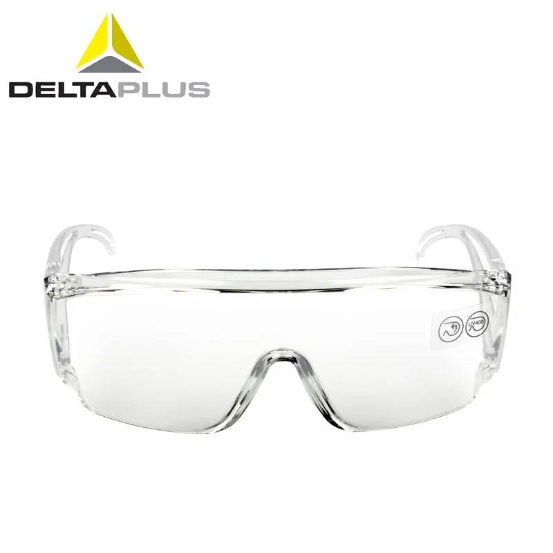 101114 Deltaplus 101114 прозрачные очки защитные очки Защита от пыли ветрозащитные Анти-ударные защитные очки лабораторные рабочие очки - Цвет: 101114