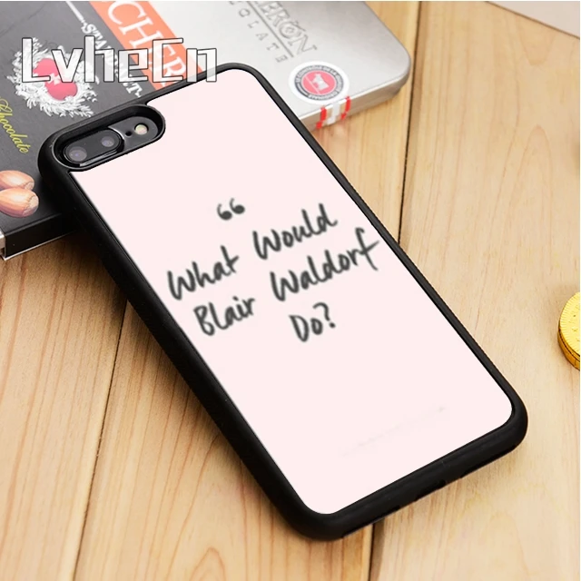 LvheCn дизайн Блэр Уолдорф Сплетница чехол для телефона iPhone 5 6s 7 8 plus 11 12 Pro X XR XS max Samsung