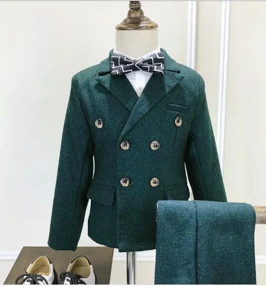 Летние Брендовые костюмы для мальчиков с цветочным принтом детский Блейзер