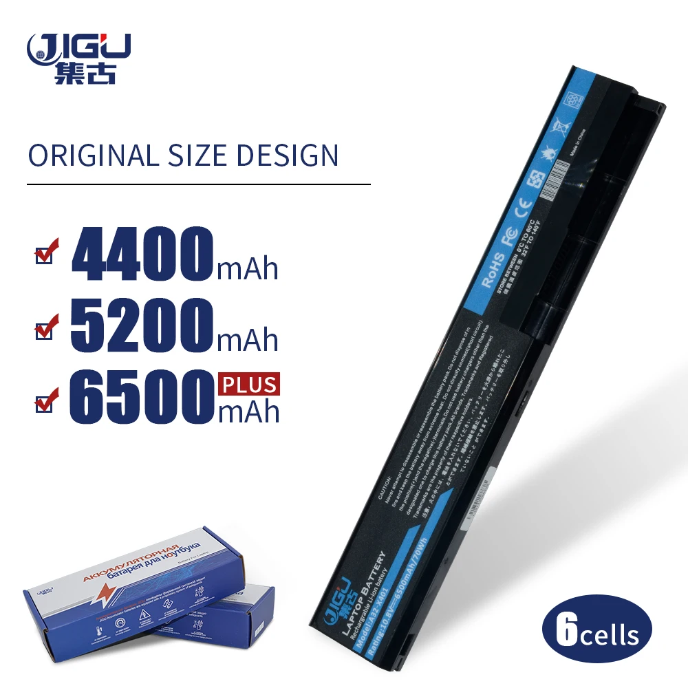 

JIGU 6 Cells laptop Battery for Asus A31-X401 A32-X401 A41-X401 A42-X401 X401 X401A X401A1 X401U X501 X501A X501A1 X501U