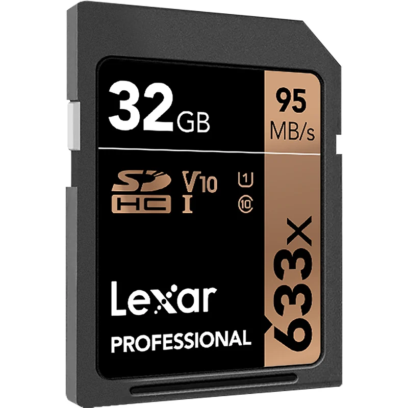 Lexar 16G 32GB SDHC карта U1 64GB 128GB U3 sd-карта SDXC карта памяти C10 95 м/с 633x для 1080p 3D 4K видеокамера