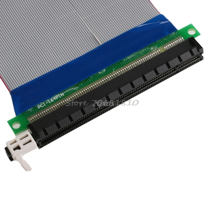 PCI E 16X до Райзер Расширитель адаптер карты PCIe Экспресс гибкий кабель Прямая