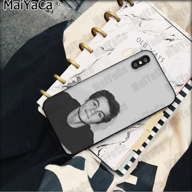 MaiYaCa Dylan О 'Брайен волчонок крутой ТПУ Черный чехол для телефона чехол для iphone 11 pro 8 7 66S Plus X XS MAX 5S SE XR чехол - Цвет: A7