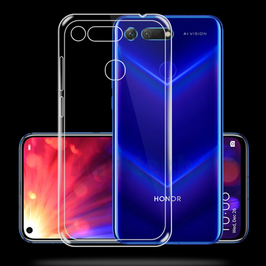 

Clear Silicone Case For Huawei P Smart 2019 Soft Back Cover For Huawei Honor View 20 Nova 4 Ultra Thin Phone Case