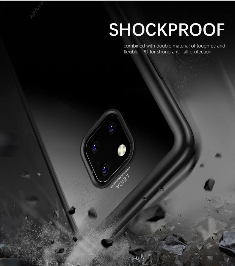 Чехол IPAKY для Huawei Mate 20 Lite Силиконовые мягкие прозрачные чехлы Pro искусственный