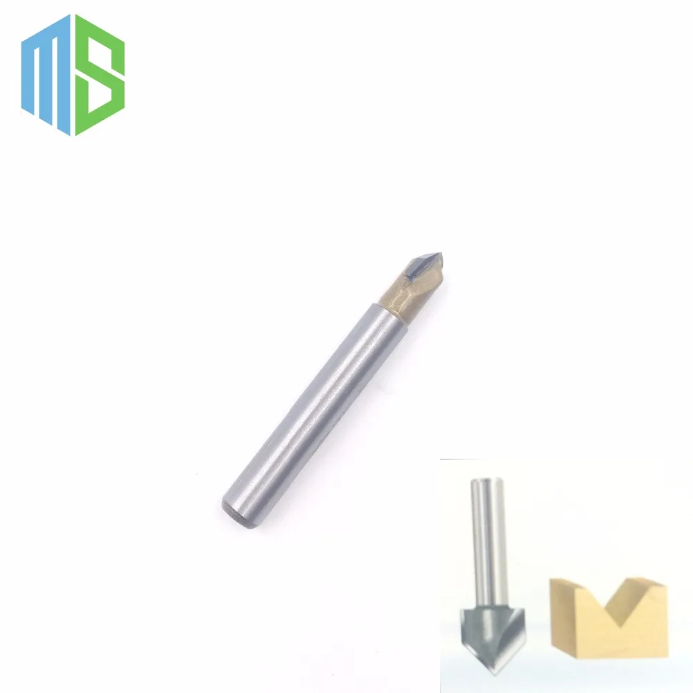 1/4 &quotх 1/4&quot дюйма Резка Металл V Тип маршрутизатор резак бит | Инструменты