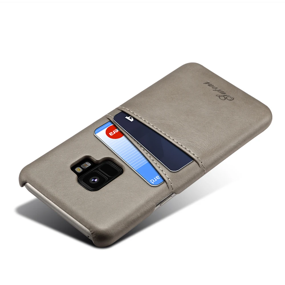 FORCA Элитный бренд кожа с карты случай мобильный телефон оболочки Coque для samsung S9