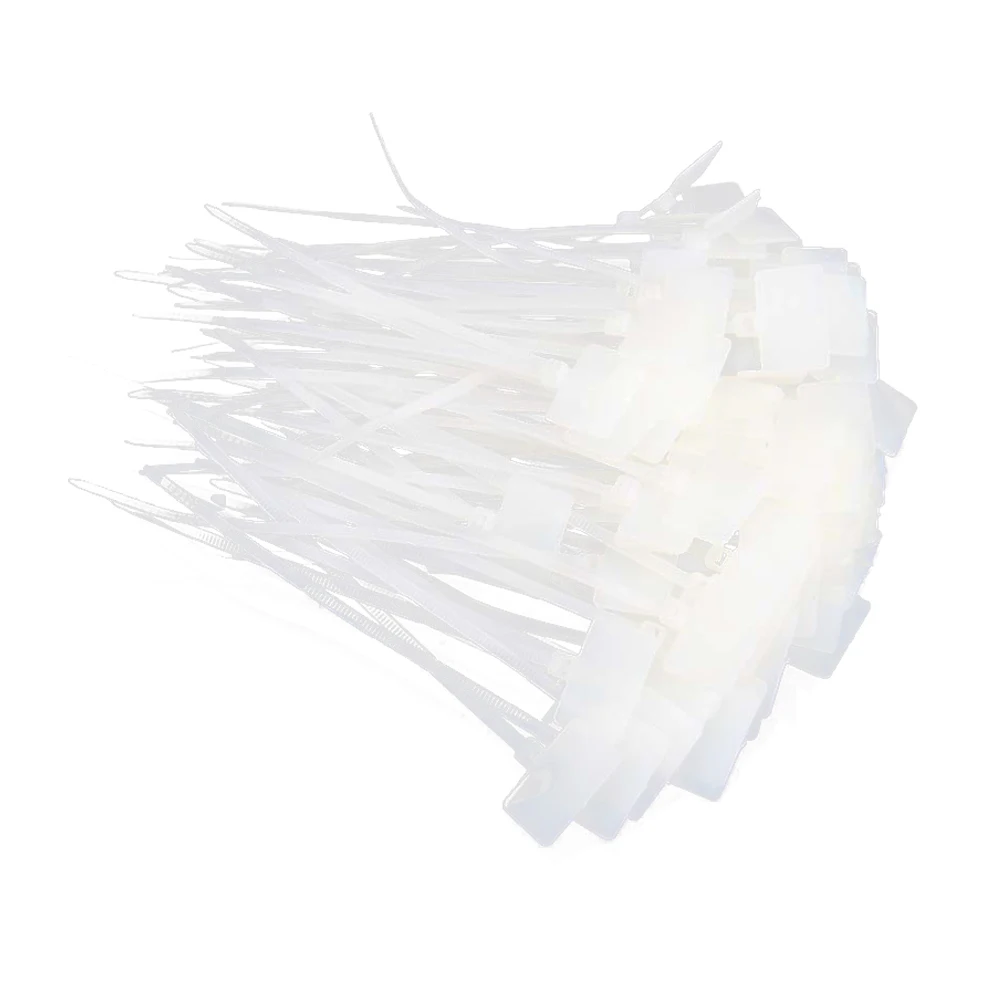 100 шт. почтовые стяжки для записи на Ethernet RJ45 RJ12 кабель питания этикетка |