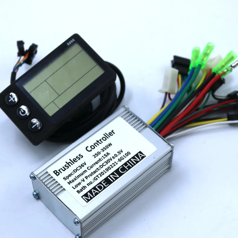 36V 350 W/250 W BLDC контроллер двигателя E-велосипед бесколлекторный регулятор скорости и S866 ЖК-дисплей Дисплей один комплект