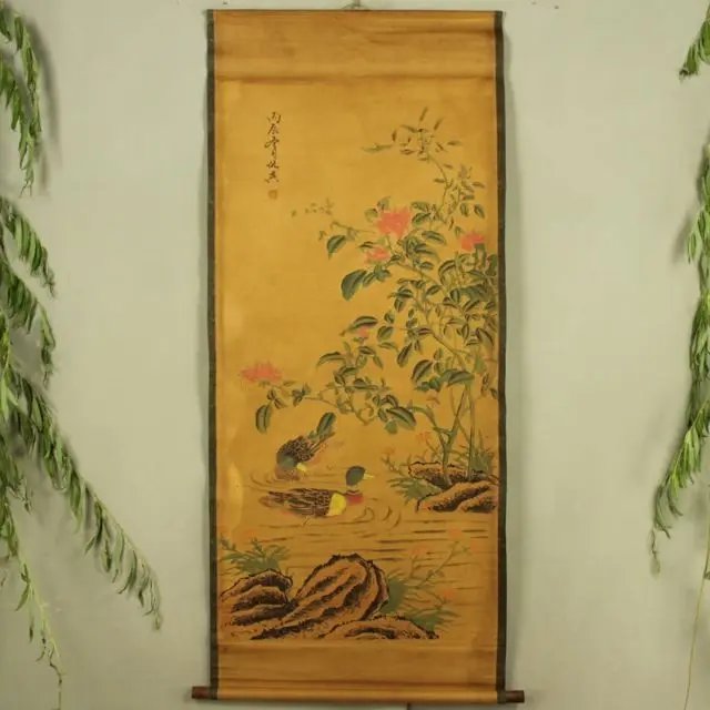 Антикварная коллекция имитация древних диких уток схема | Дом и сад