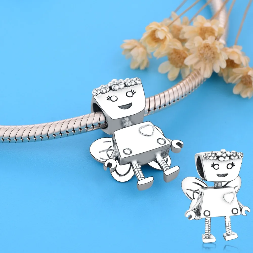 Newest Summer Fit Original Charms Bracelet 100% 925 Sterling Silver Floral Bella Bot Charm Bead DIY Jewelry Making Gifts | Украшения и