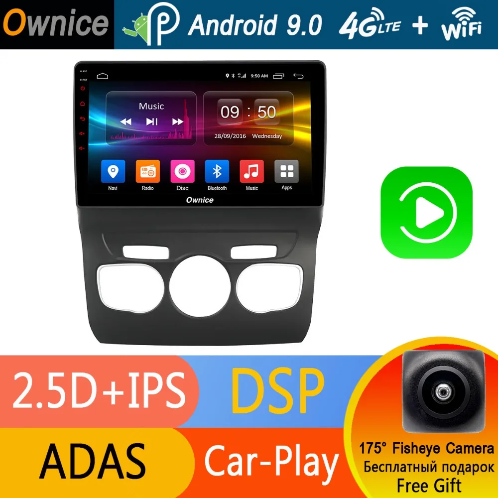 Octa Core 10 1 &quotIPS Android 9 0 автомобильный DVD GPS навигатор плеер Автомобильная стерео для