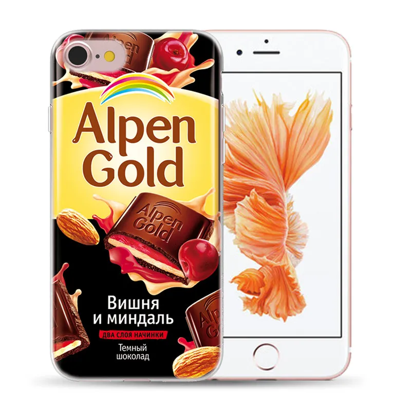Забавный шоколадный русский Мягкий ТПУ чехол для iPhone 11 Pro Max X XS XR MAX 7 8 5 5S SE 6S 6 Plus