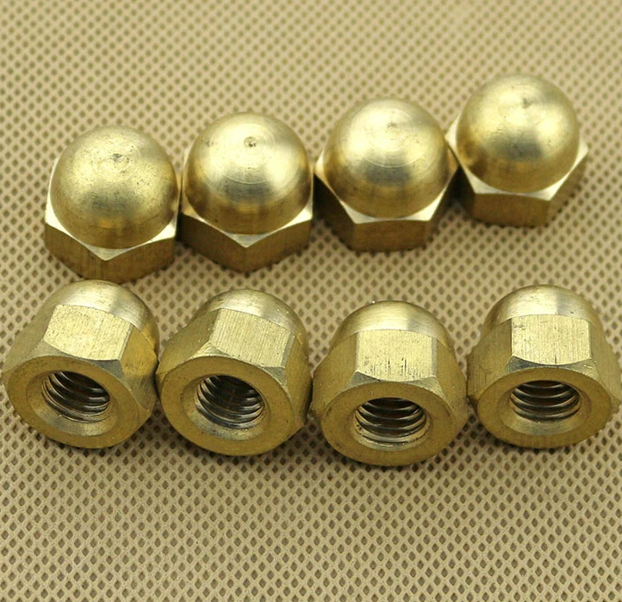 Покрытая медью Шестигранная гайка M3 Метрическая запасная тату машина 50 шт./лот|hex