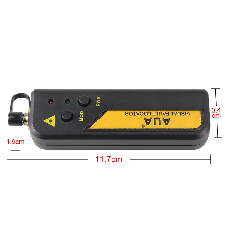 Мини-волоконно-оптический визуальный локатор неисправности 30 мВт на км |