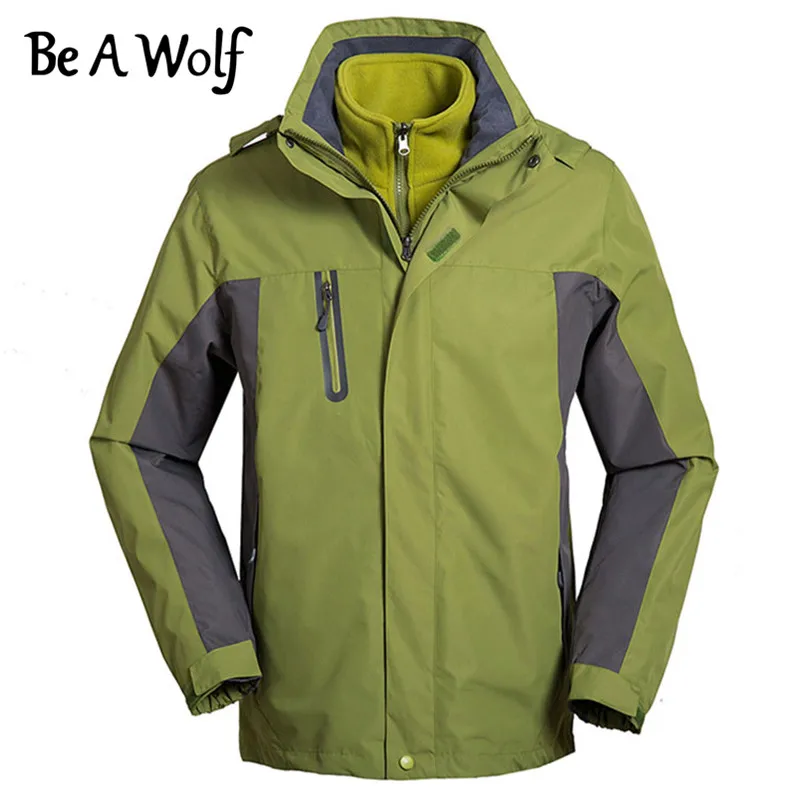 Be A Wolf Winter Heated Waterproof Jackets Men Women Outdoor Camping Fishing Hiking Clothing Rain Skiing Jacket Windbreaker 900