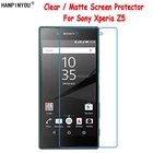 Новый HD прозрачныйантибликовый матовый протектор экрана для sony Xperia Z5Dual 5,2 дюймовая Защитная пленка с салфеткой для очистки