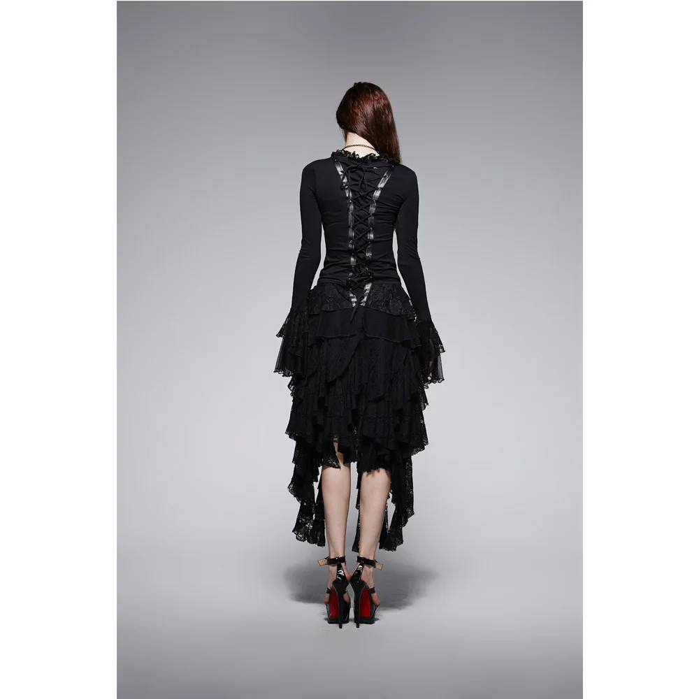 Женский длинный кардиган в стиле панк рейва готический винтажный ретро рок