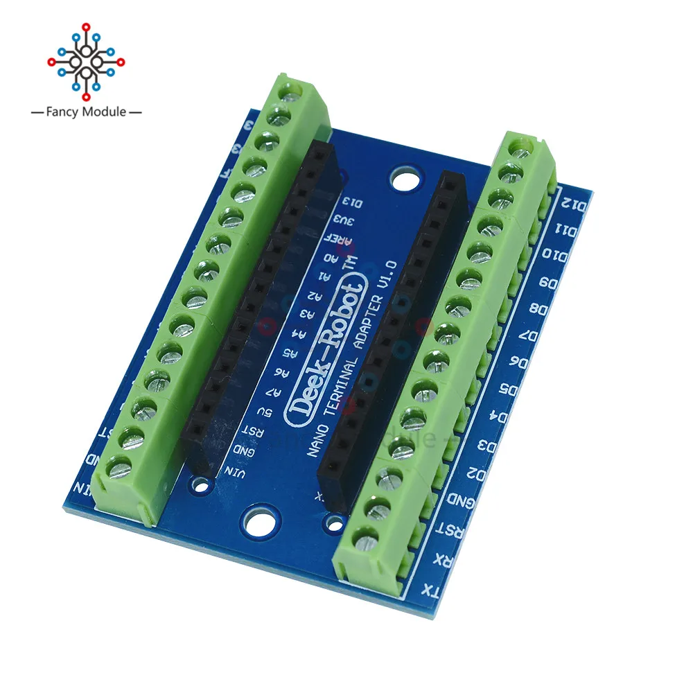 Стандартная плата адаптера терминала для Arduino Nano V3.0 AVR ATMEGA328P ATMEGA328P-AU модуль 100%