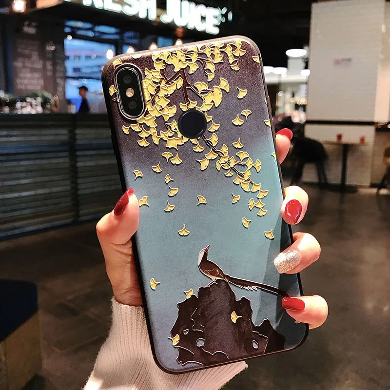 F 3D цветок с тиснением и изображением силиконовый чехол для Huawei Y7 Y6 Pro Y5 Y9 P10 P20 P30 Mate 20 Lite Honor 10i 10 9 Lite 8X P Smart плюс - Цвет: F